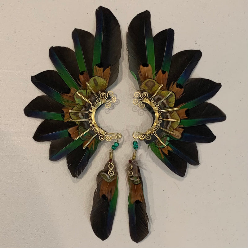 Feather wing Earrings 489