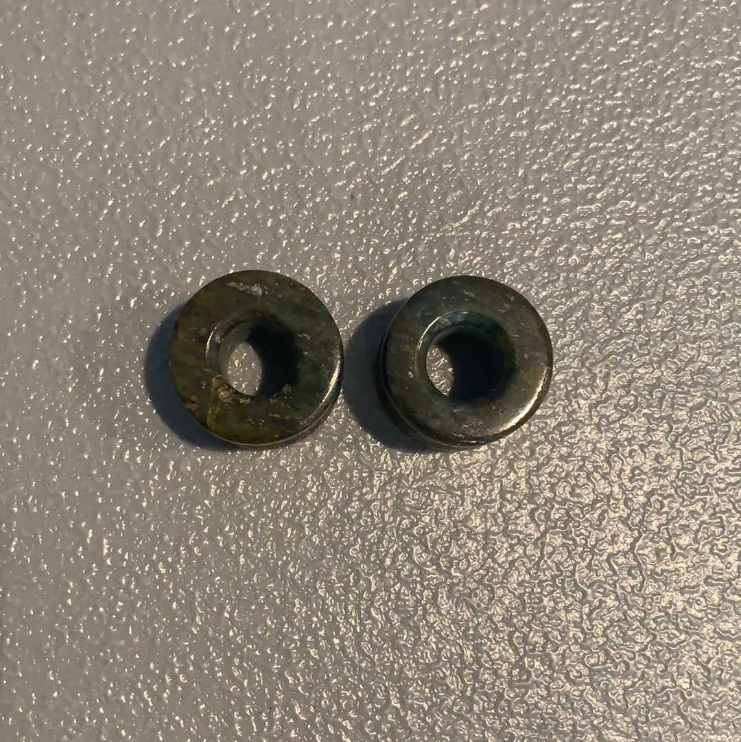 Earrings Jade plugs 53/64”