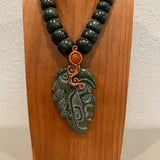 Necklace - Guatamala Jade Eagle Warrior 1