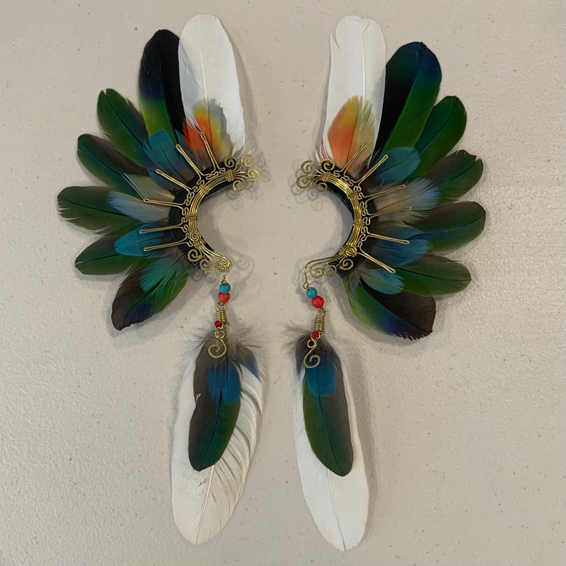 Feather wing Earrings 591