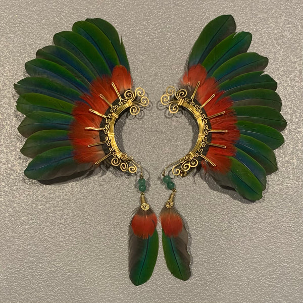 Feather wing Earrings 294