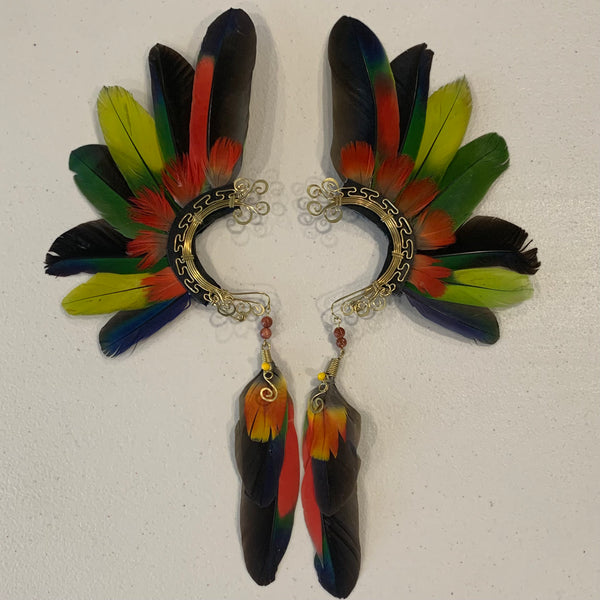 Feather wing Earrings 596