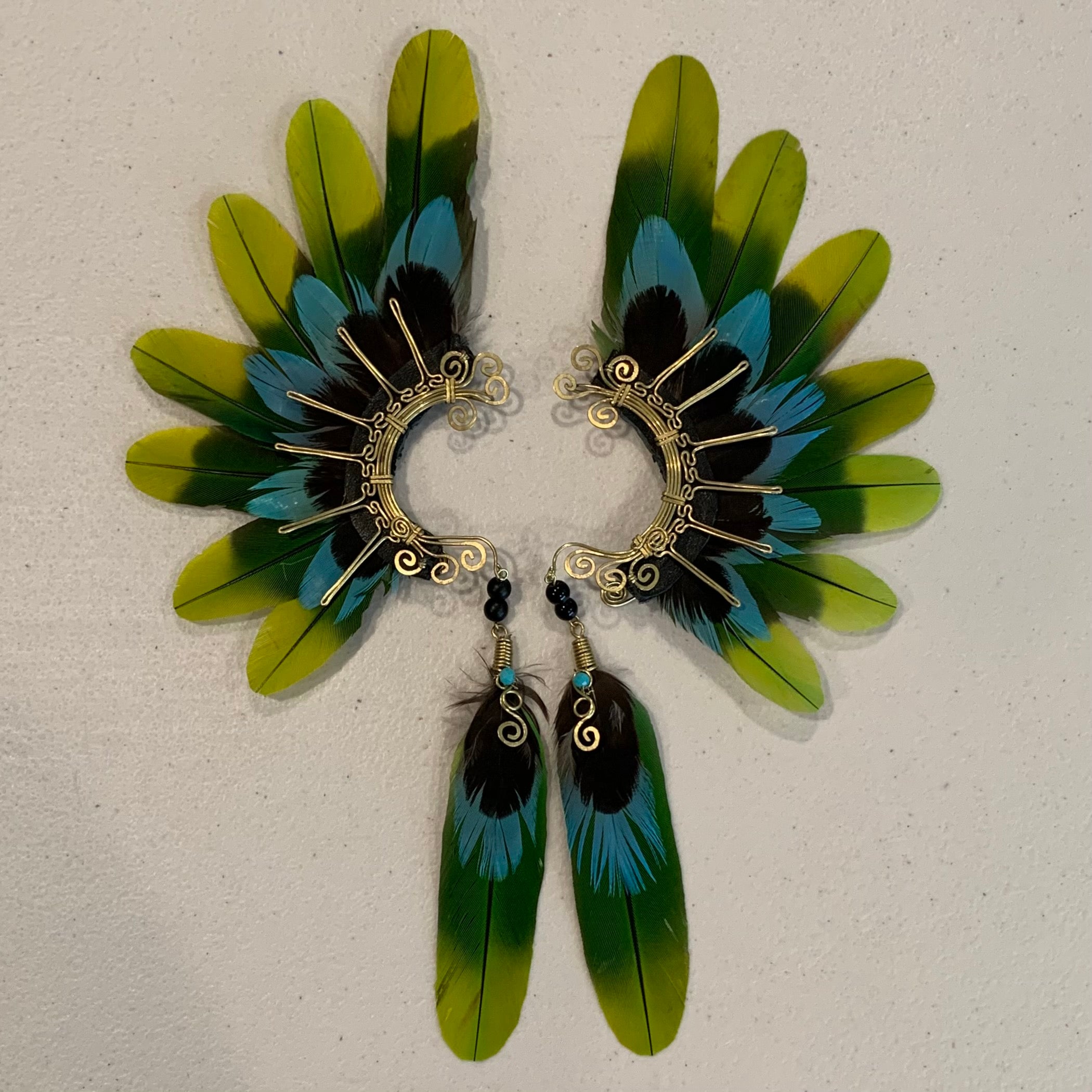 Feather wing Earrings 491