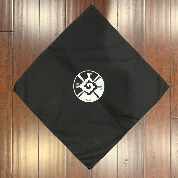 Bandana - Hunab Ku -22" x 22" Black