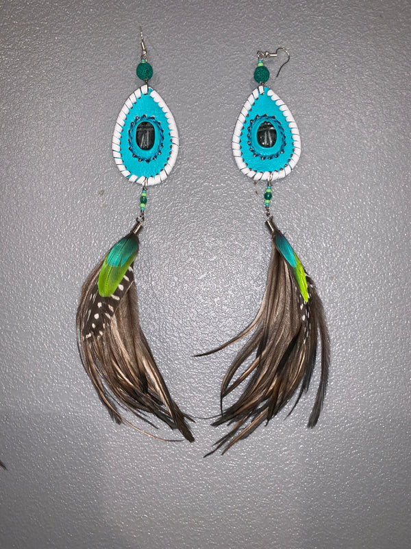 Feather Earrings 2 sets