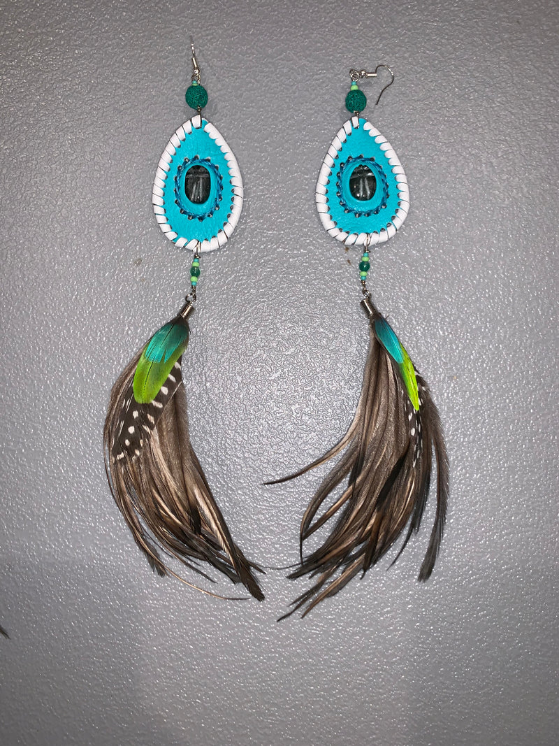 Feather Earrings 2 sets