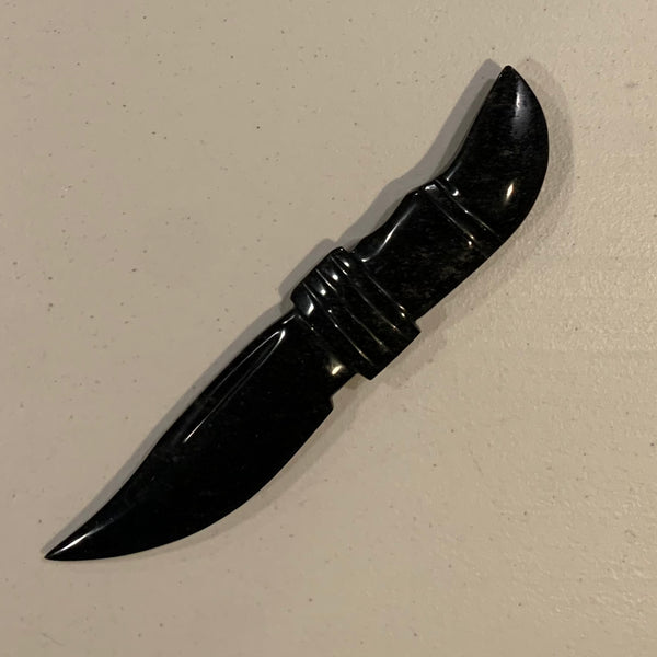 Tecpatl - 11” obsidian letter opener 5