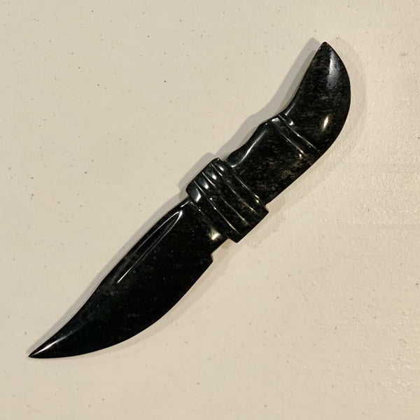 Tecpatl - 11” obsidian letter opener 9