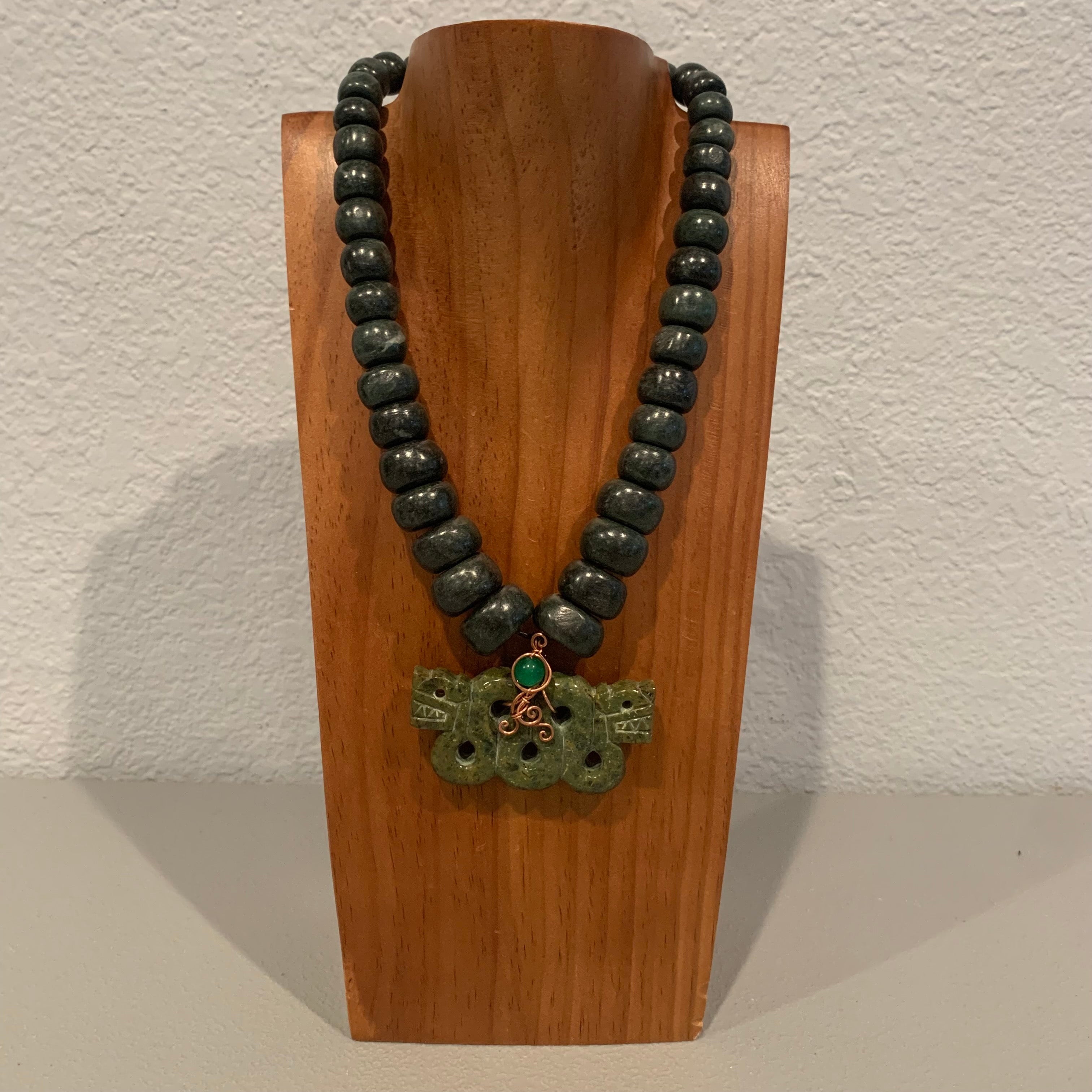 Necklace - Guatamala Jade Quetzalcoatl 49