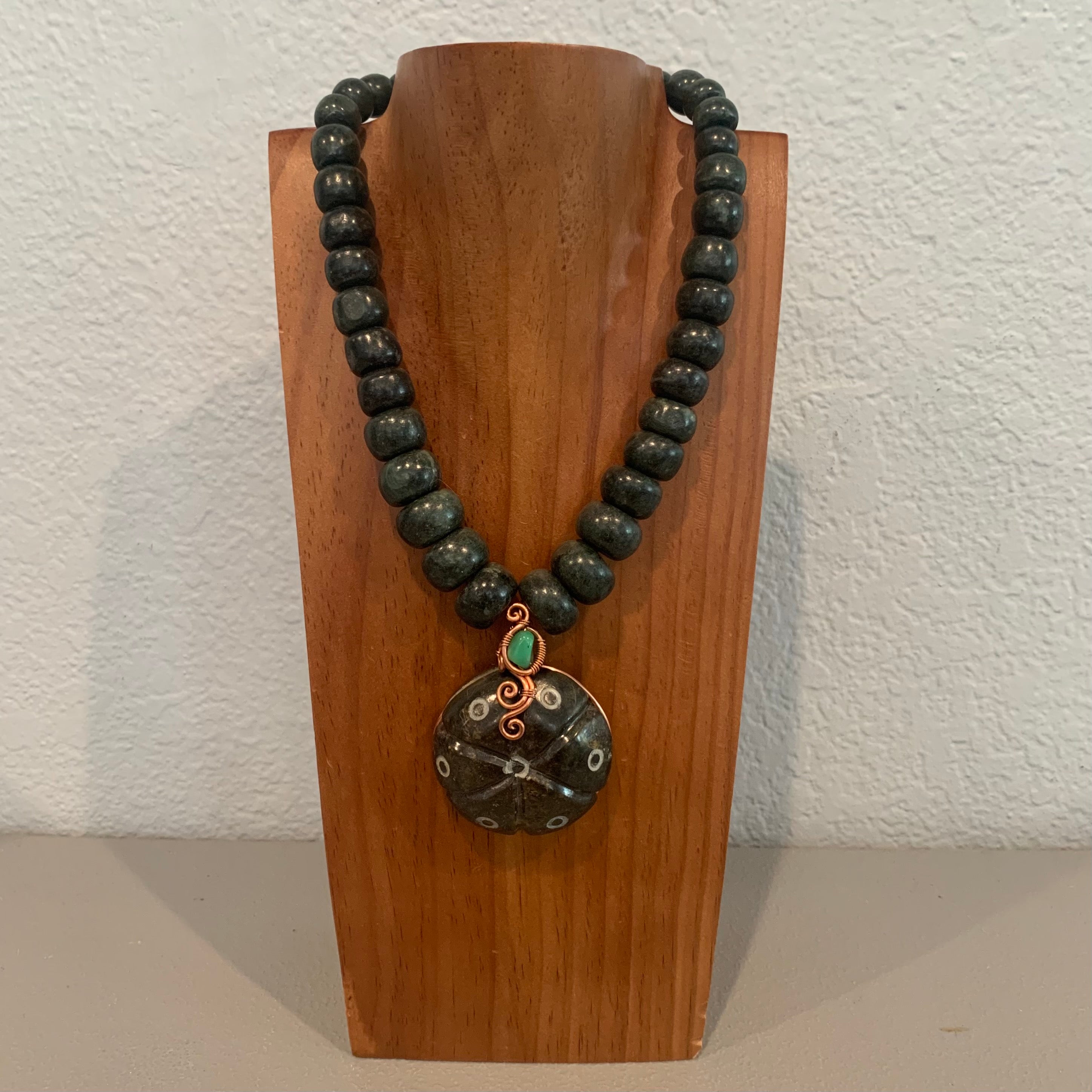 Necklace - Guatamala Jade Peyote 2