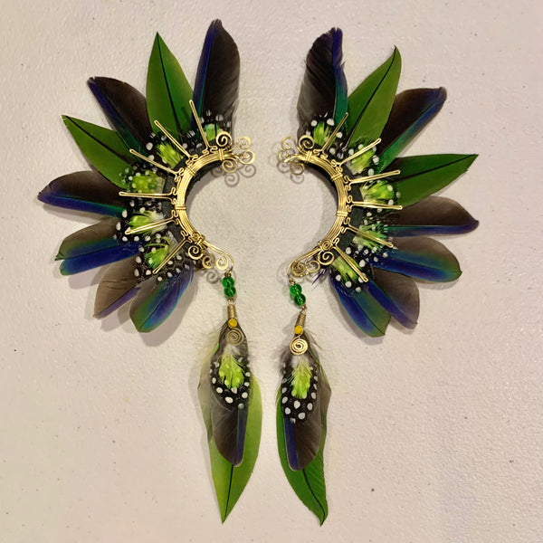 Feather wing cuff Earrings 747