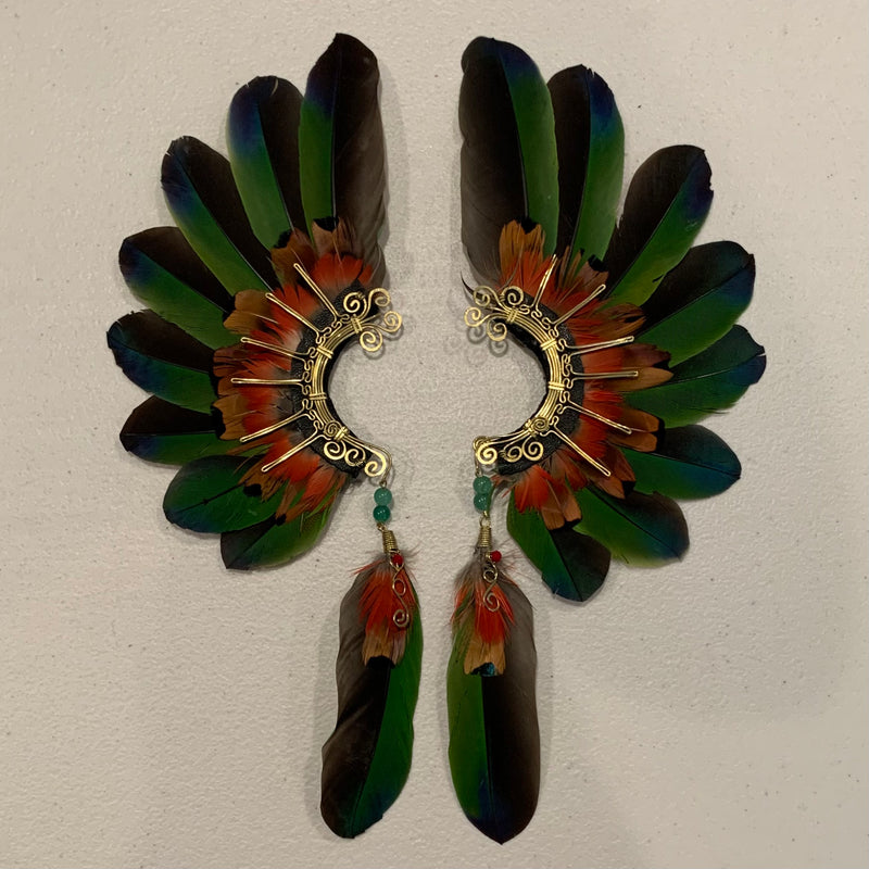 Feather wing Earrings 468