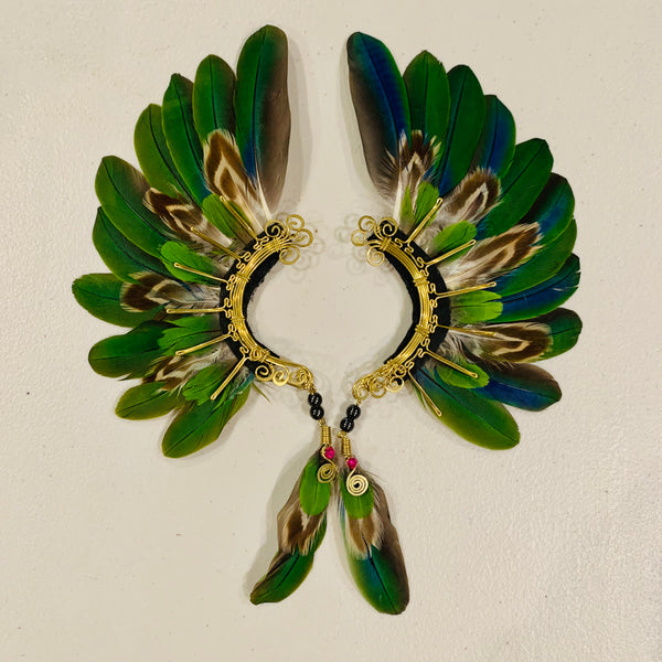 Feather wing cuff Earrings 835