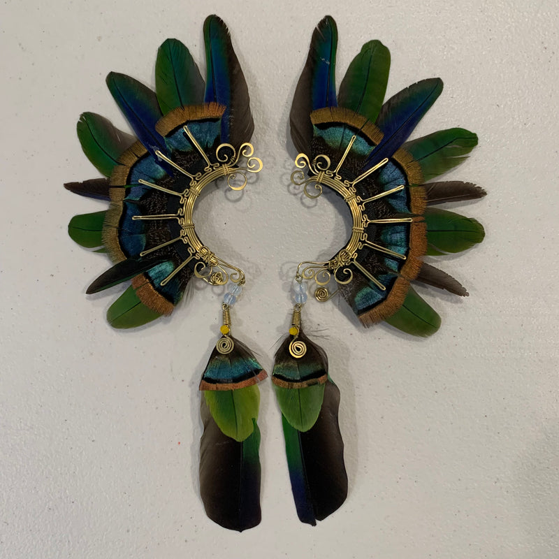 Feather wing Earrings 674