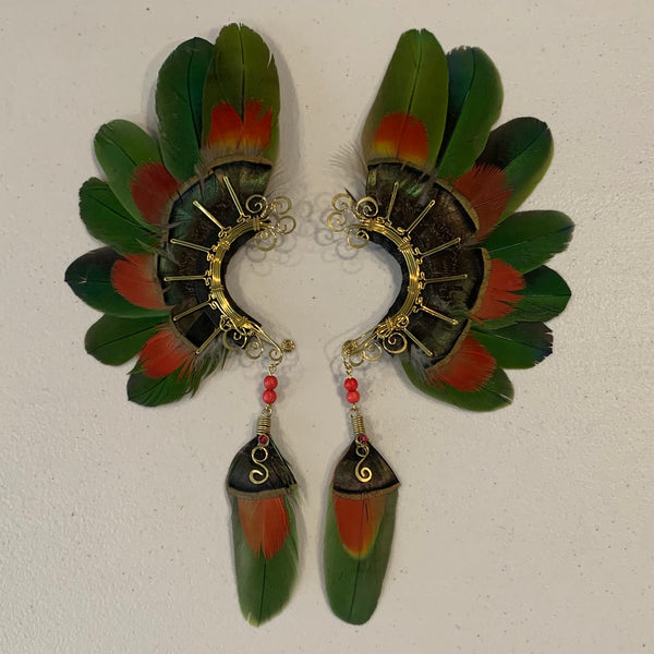 Feather wing Earrings 604
