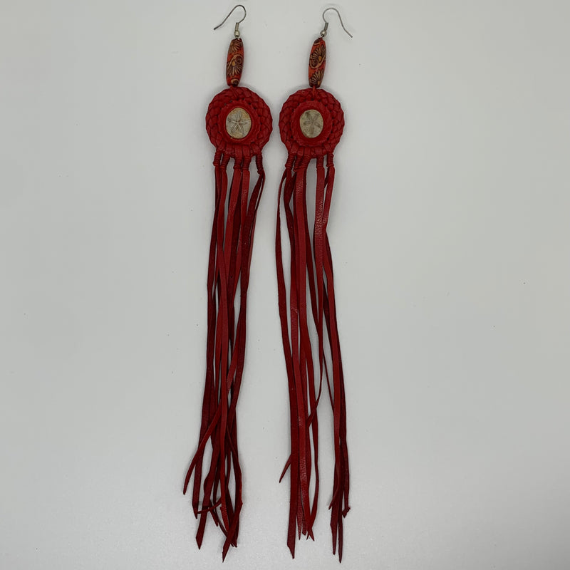 Leather Earrings 23