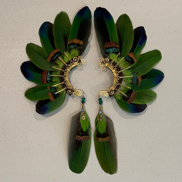 Feather wing Earrings 517