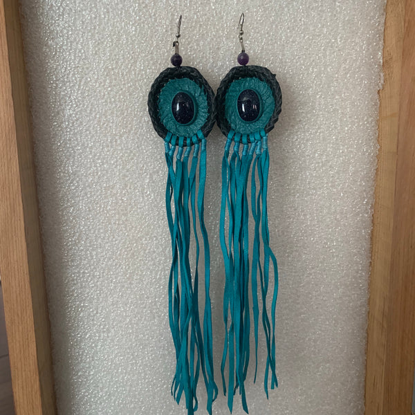 Leather Earrings 3