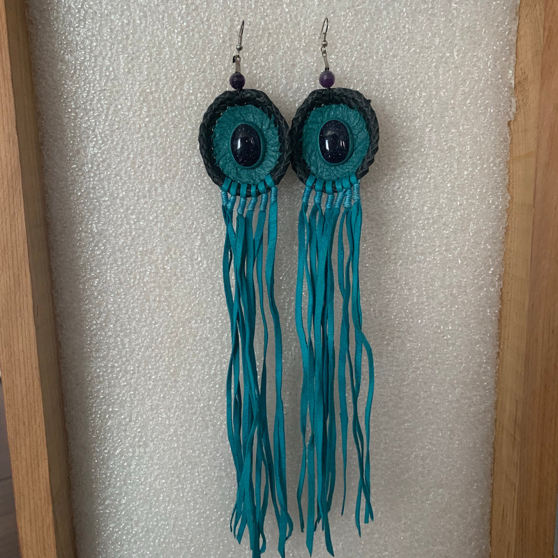 Leather Earrings 3