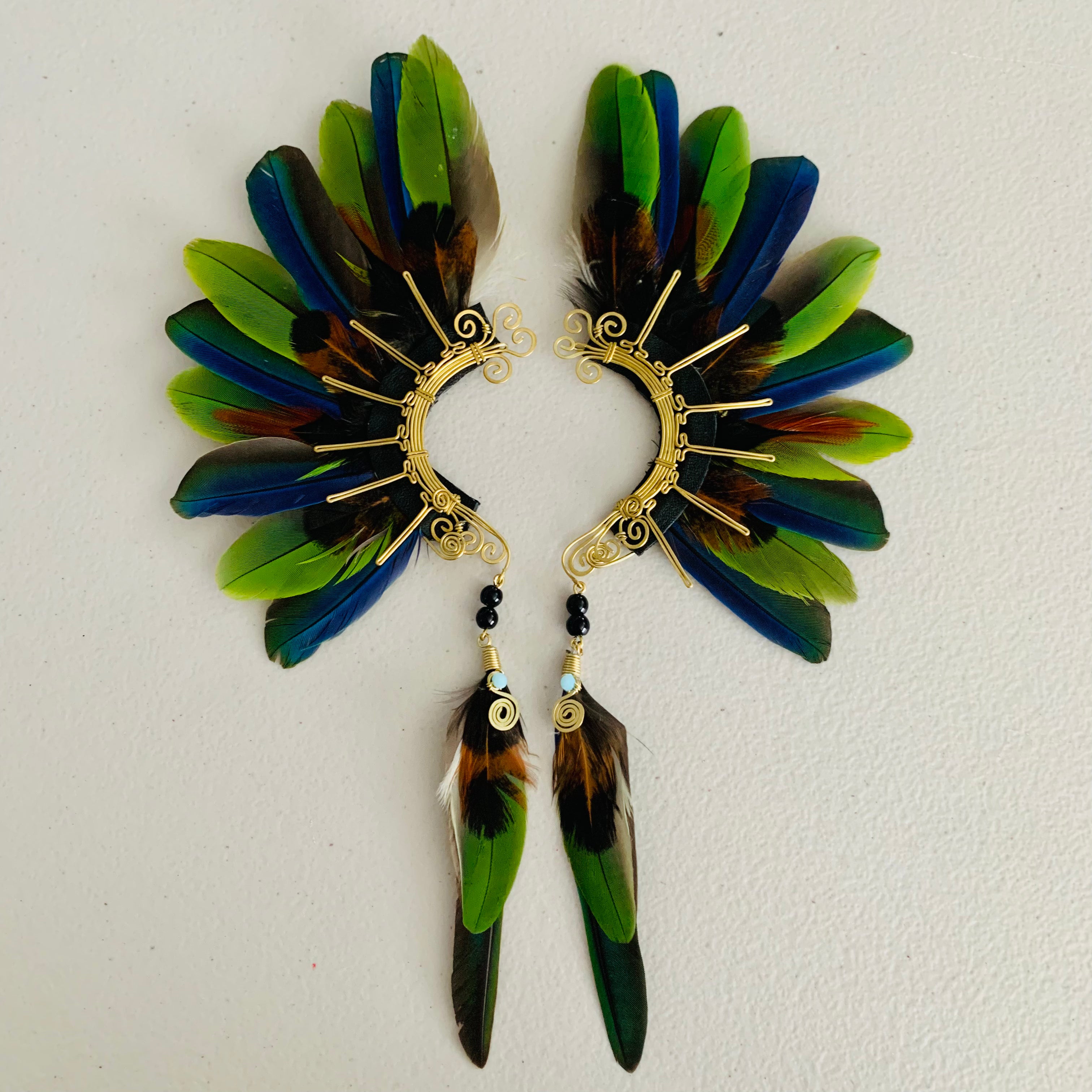 Feather wing cuff Earrings 777