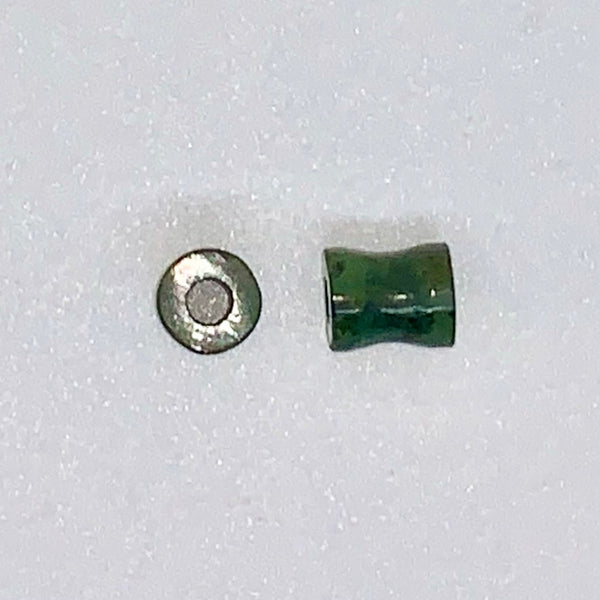 Earrings Jade plugs 00G (10 mm)