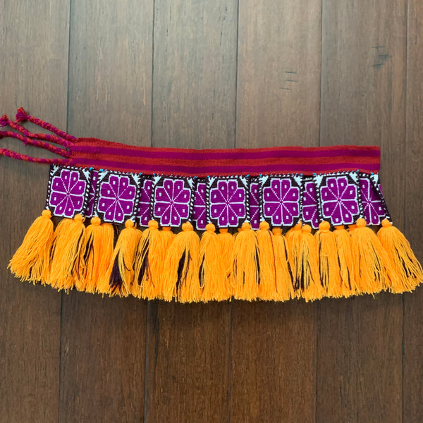 Belt - Huichol peyote belt|faja 4