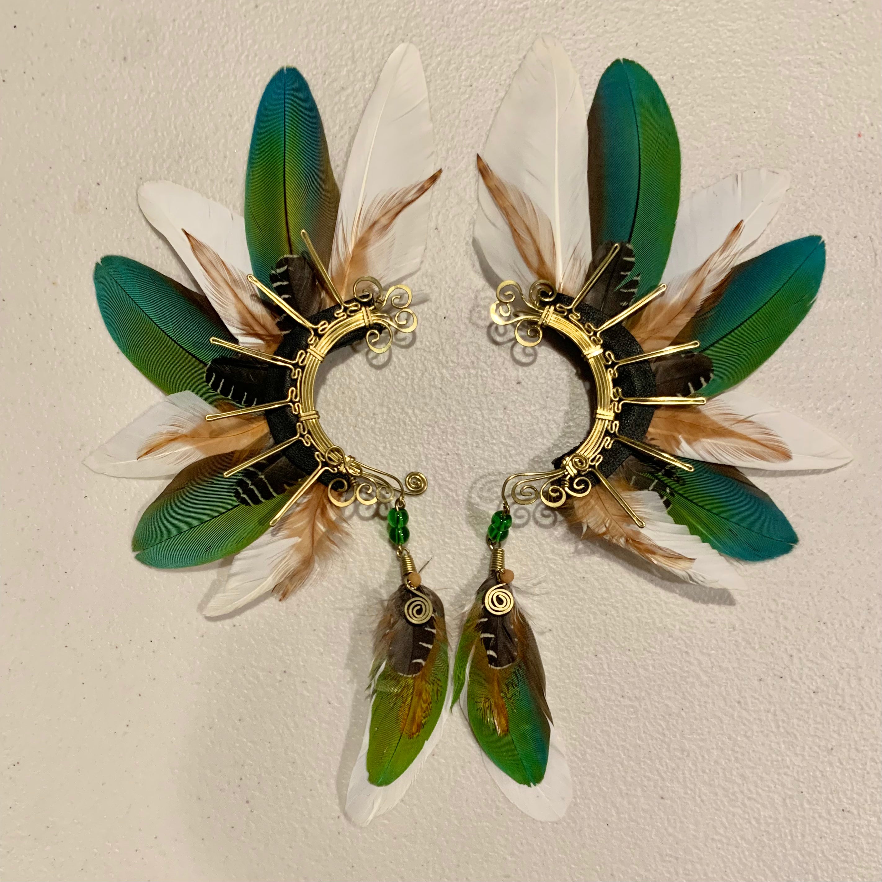 Feather wing cuff Earrings 749