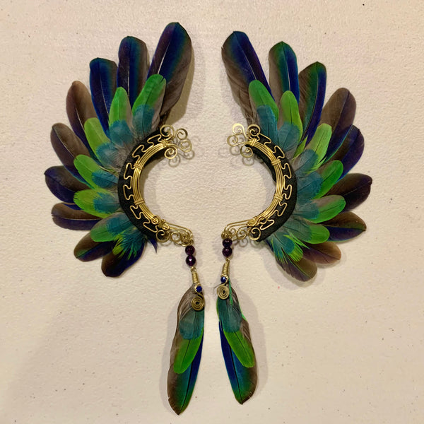 Feather wing cuff Earrings 705