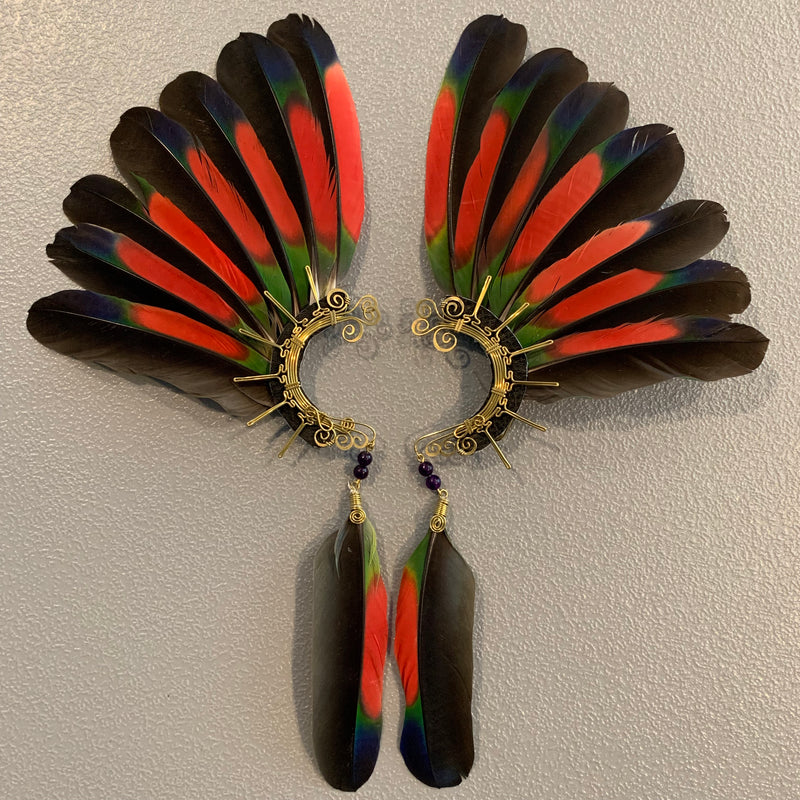 Feather wing Earrings 261