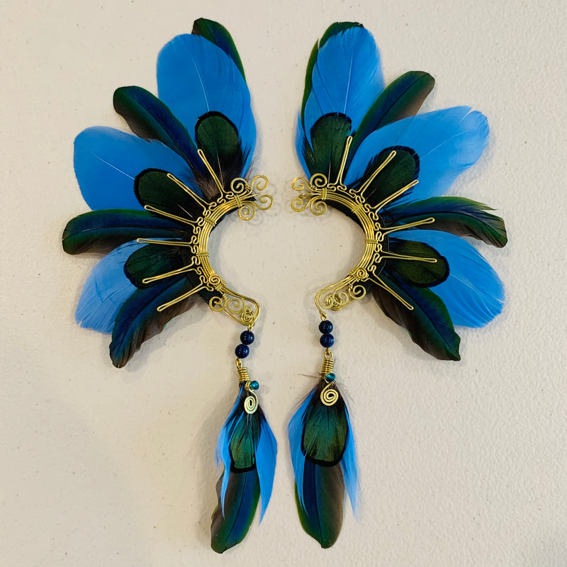 Feather wing cuff Earrings 885