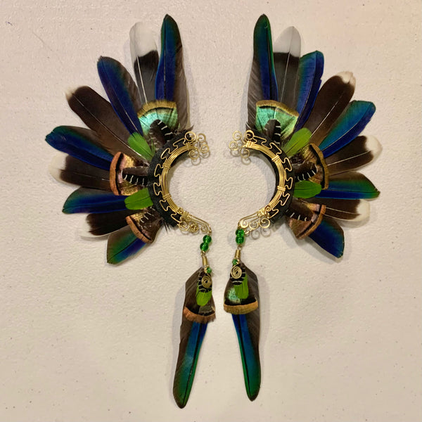 Feather wing cuff Earrings 721