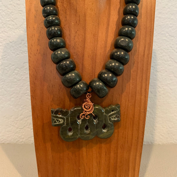 Necklace - Guatamala Jade Quetzalcoatl 42