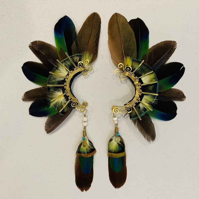 Feather wing Earrings 656