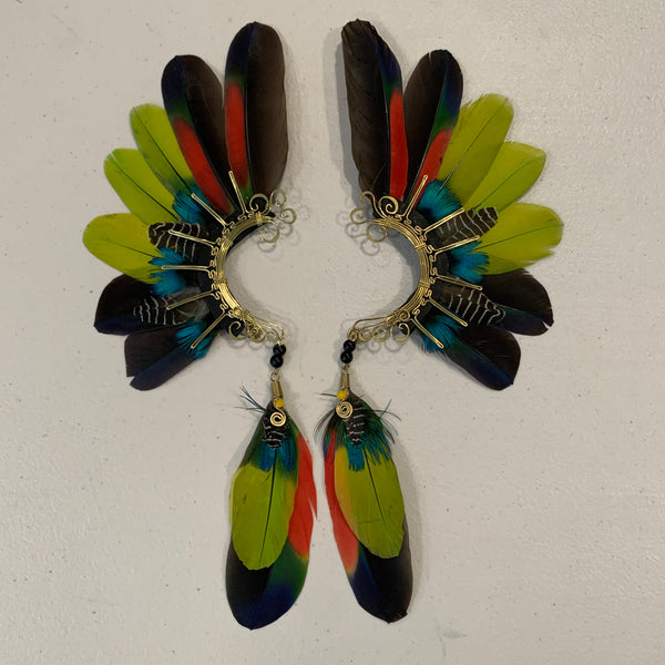 Feather wing Earrings 679