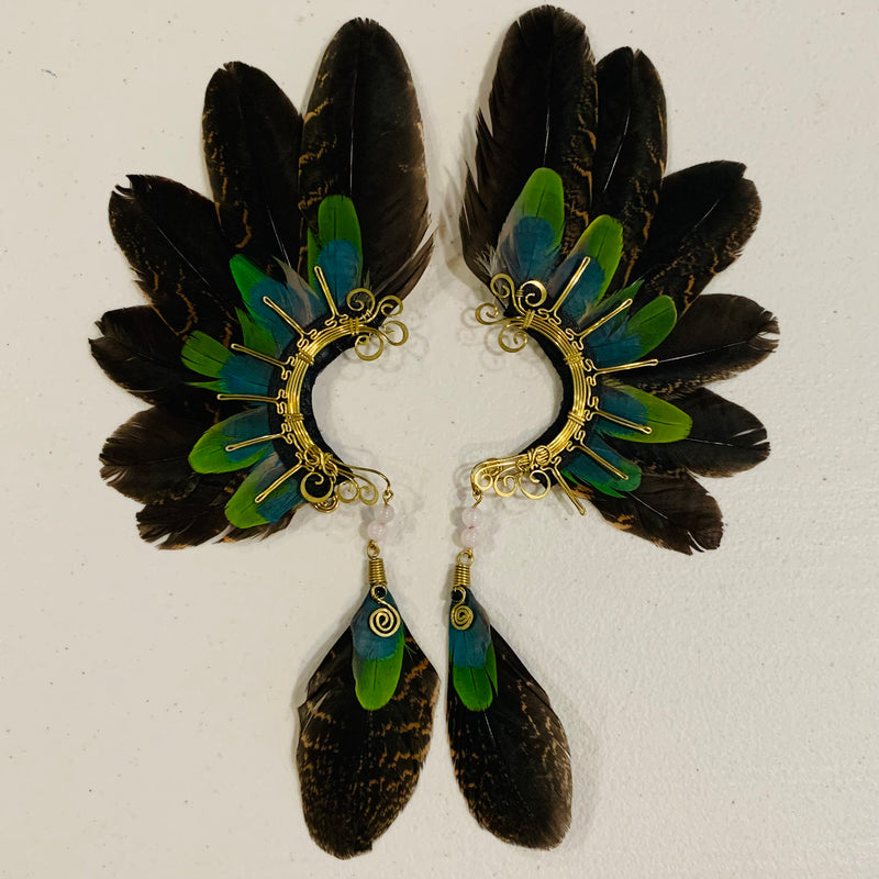 Feather wing Earrings 622