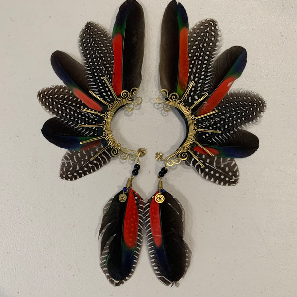 Feather wing Earrings 676