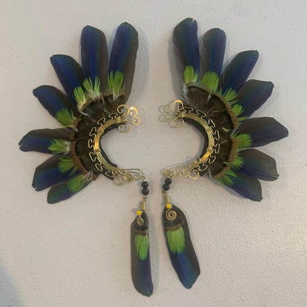 Feather wing Earrings 617