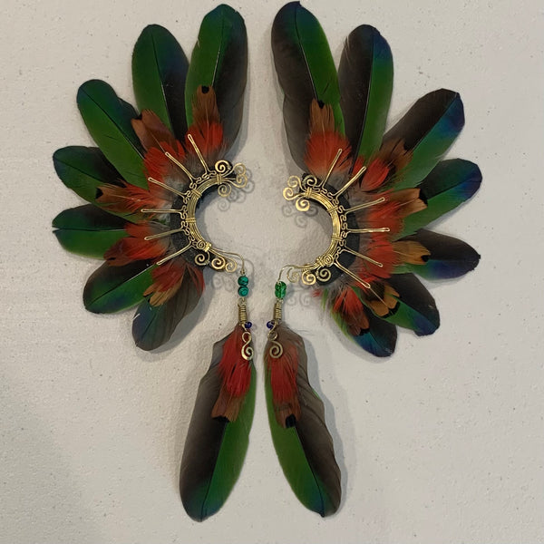 Feather wing Earrings 493