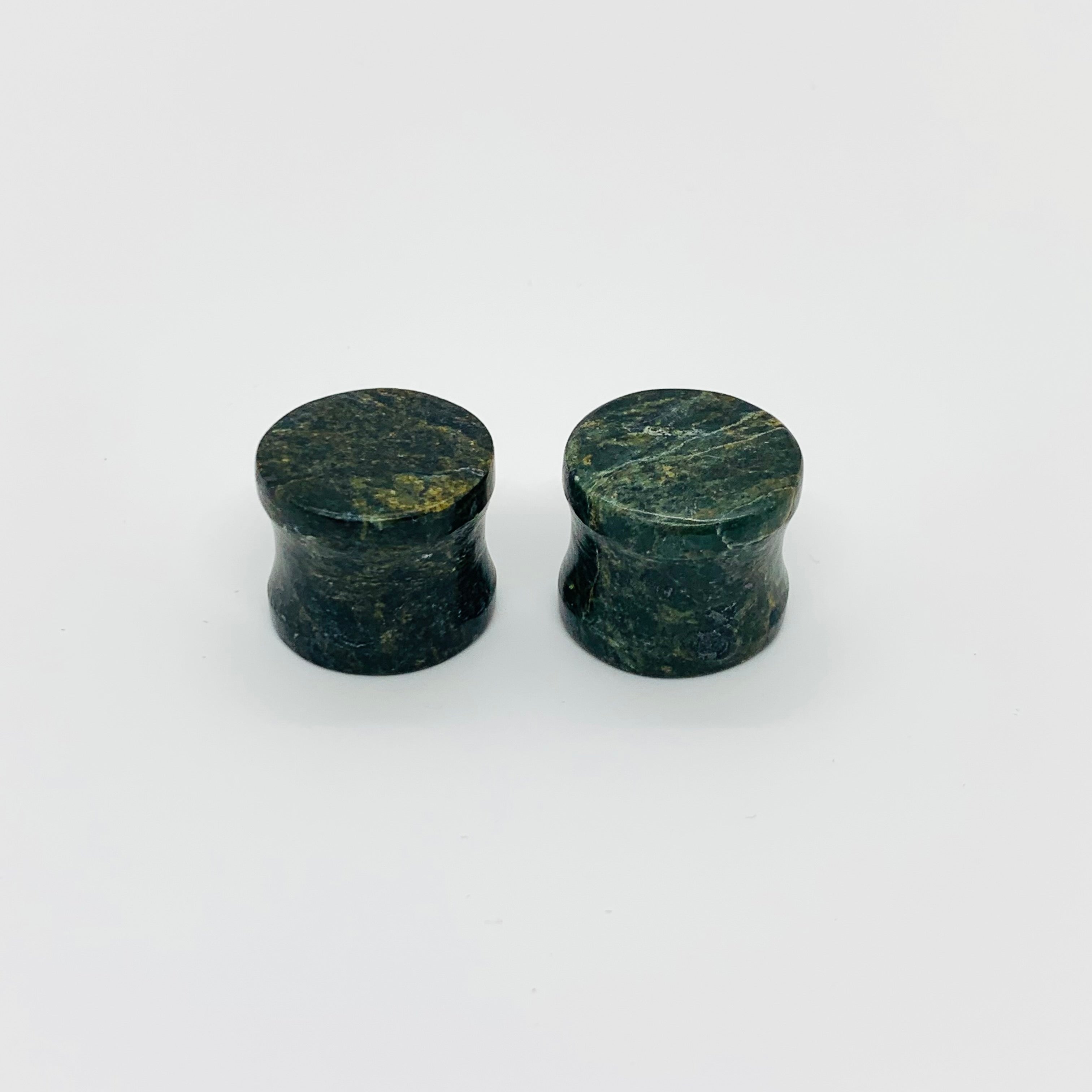 Earrings Jade plugs 3/4”