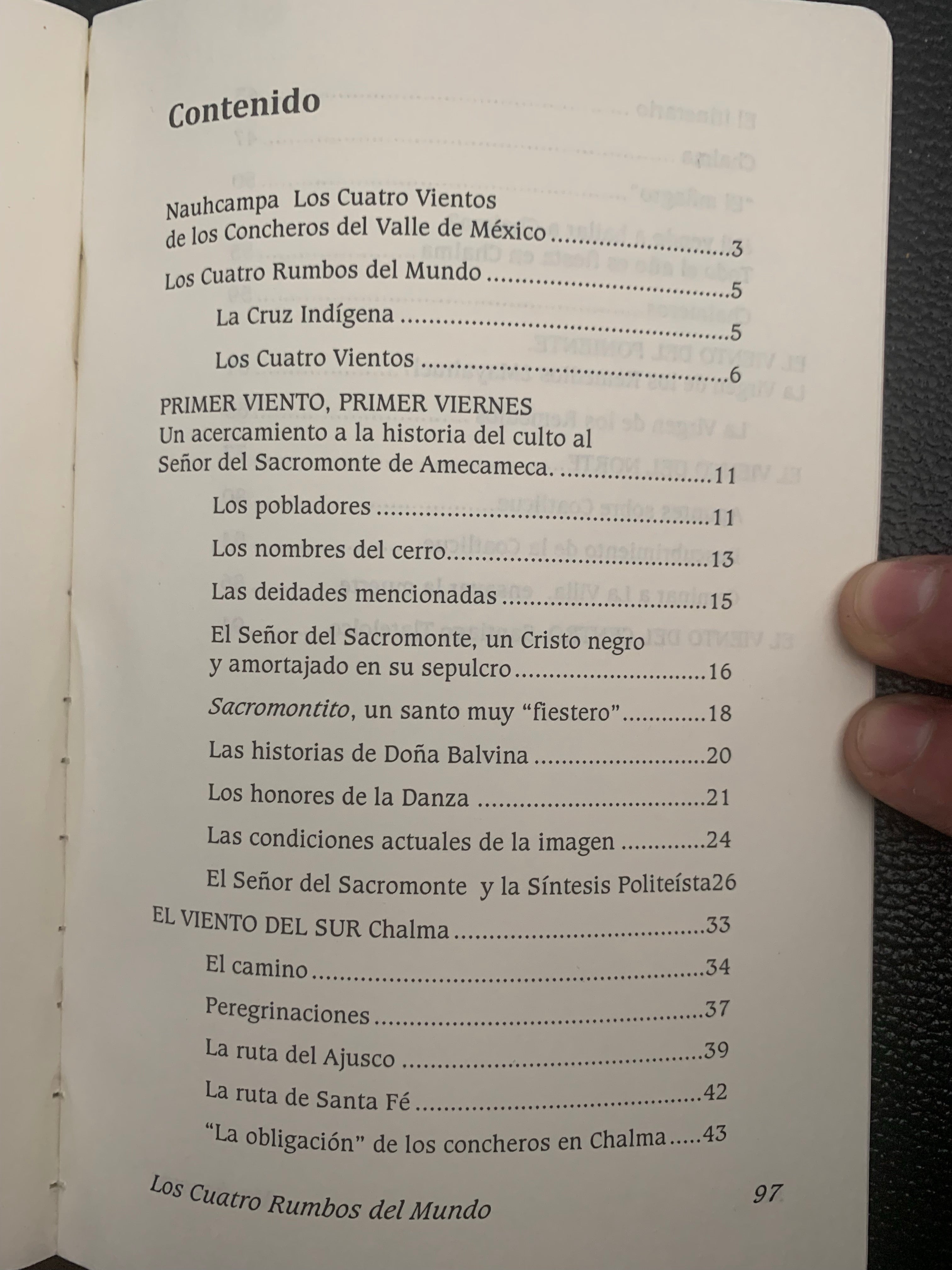Book - Nauhcampa (the four winds) of Aztec Dance