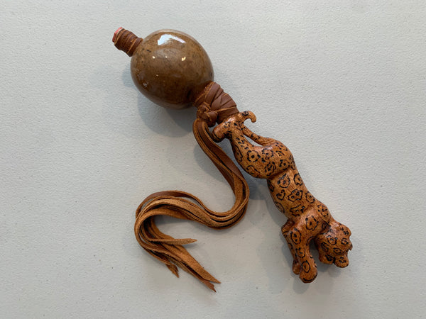 Aztec Dance Rattle Jaguar | Ocelotl 4