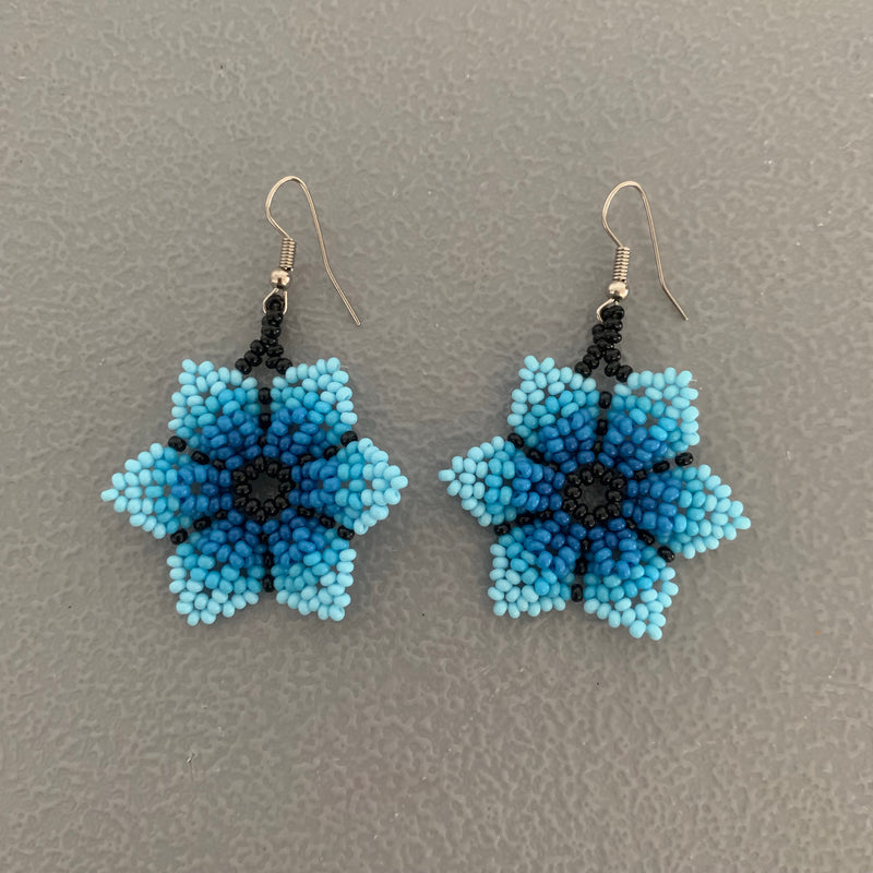 Beaded flower Earrings 8