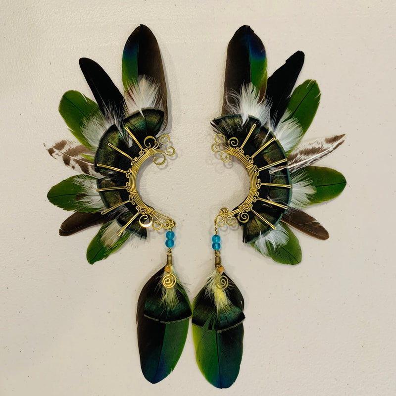 Feather wing Earrings 657