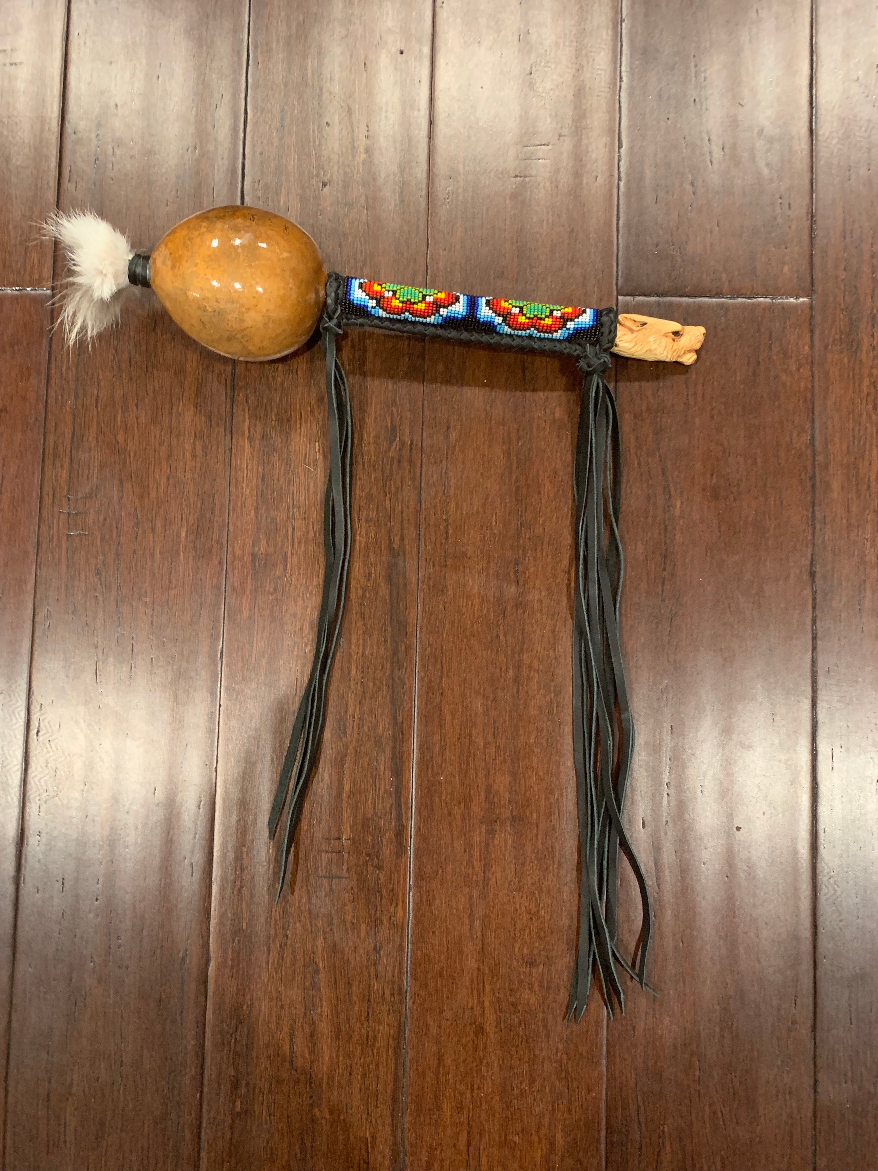 Aztec Dance Rattle 7 – Tochtli Cultural Wear