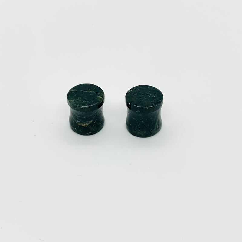 Earrings Jade plugs 7/16”