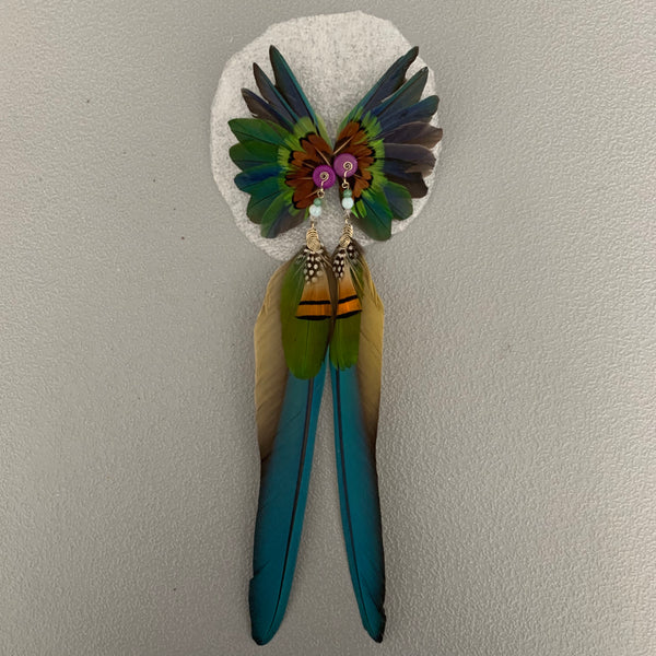 Feather wing Earrings 172