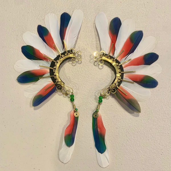 Feather wing cuff Earrings 760