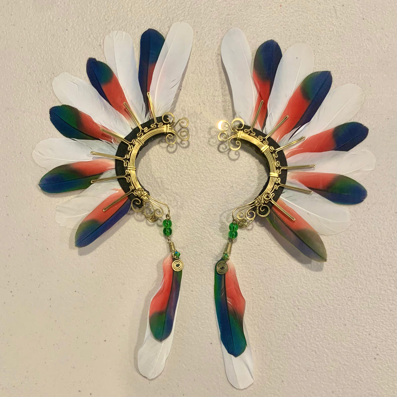 Feather wing cuff Earrings 760