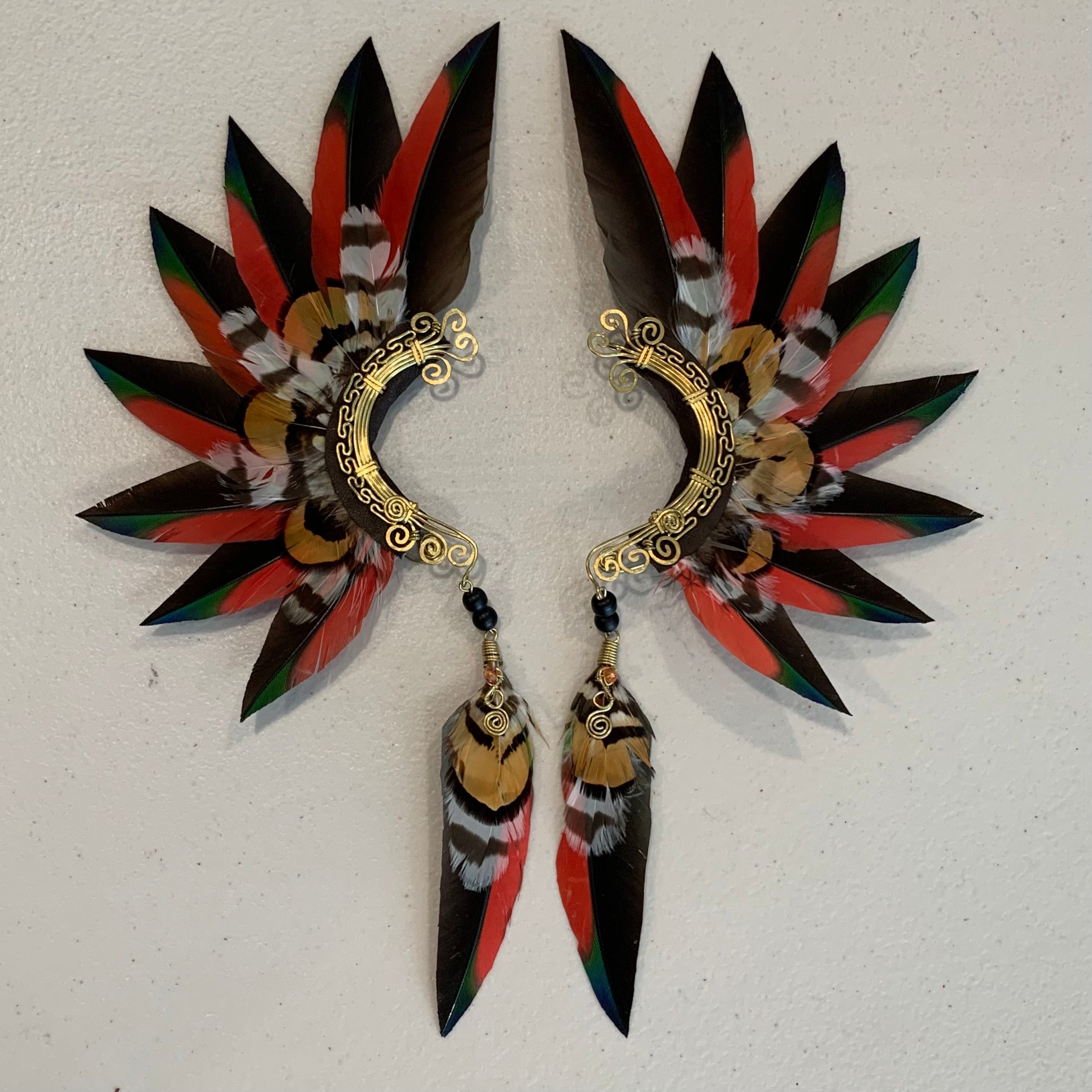 Feather wing Earrings 524