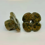 Earrings Jade plugs 11/16” (18 mm)